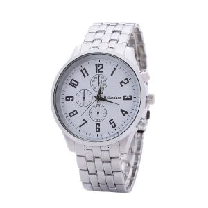 Stainless silver watch